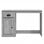 Vidaxl Bureau et Tiroir Contreplaqué Gris Sonoma 115x50x75cm