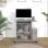 Vidaxl bureau contreplaqué Sonoma gris 80x50x75 Cm