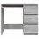 Vidaxl Escritorio De Madera Contrachapada Gris Sonoma 90x45x76 Cm