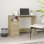 Vidaxl Escritorio Cajones Madera Contrachapada Sonoma 102x50x76 Cm