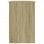 Vidaxl Escritorio Cajones Madera Contrachapada Sonoma 102x50x76 Cm