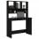 Vidaxl Bureau avec étagères Contreplaqué Noir 102x45x148cm