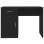 Bureau Vidaxl avec tiroir et armoire en bois noir 100x40x73 Cm