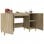 Vidaxl bureau en contreplaqué chêne Sonoma 140x50x75 Cm