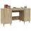 Vidaxl bureau en contreplaqué chêne Sonoma 140x50x75 Cm