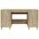 Vidaxl bureau en contreplaqué chêne Sonoma 140x50x75 Cm