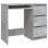 Vidaxl bureau en contreplaqué gris béton 90x45x76 Cm