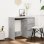 Vidaxl bureau en contreplaqué gris béton 90x45x76 Cm