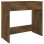 Mesa de contraplacado Vidaxl Carvalho fumado 80x40x75 cm