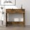 Mesa de contraplacado Vidaxl Carvalho fumado 80x40x75 cm