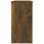 Mesa de contraplacado Vidaxl Carvalho fumado 80x40x75 cm