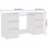 Vidaxl Scrivania in Compensato Bianco 140x50x77 Cm