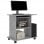 Vidaxl Tavolo per Computer in Compensato Grigio Cemento 80x50x75 cm
