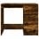 Mesa de contraplacado Vidaxl Carvalho fumado 90x45x76 cm