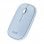 Fantastico mouse wireless sottile 2 in 1 (Bluetooth + adattatore USB) Azzurro