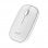 Fantastico mouse wireless sottile 2 in 1 (Bluetooth + adattatore USB) Bianco