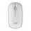 Fantastico mouse wireless sottile 2 in 1 (Bluetooth + adattatore USB) Bianco