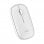 Fantastico mouse wireless sottile 2 in 1 (Bluetooth + adattatore USB) Bianco