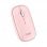 Souris sans fil Cool Slim 2 en 1 (Bluetooth + Adaptateur USB) Rose