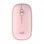 Souris sans fil Cool Slim 2 en 1 (Bluetooth + Adaptateur USB) Rose
