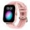 Montre Connectée Cool Forest Bluetooth 42mm Écran Tactile 1.83" Rose IP67 SpO2 Pulsomètre