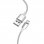 Fantastico cavo Lightning in nylon da 1,2 m bianco