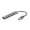 Trust Halyx HUB USB 3.2 Gen 1 4x USB Negro Gris