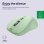 Ratón Trust Mydo Silent Wireless Inalámbrico 1800 DPI Verde botones silenciosos