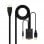 Nanocable Cable Conversor HDMI a VGA+Audio+USB 1.8 m Negro