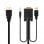 Nanocable Cable Conversor HDMI a VGA+Audio+USB 1.8 m Negro