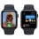 Apple Watch SE GPS + Cellular 44mm Retina OLED Schwarz M/L Wasserdicht Pulsmesser Schlaftracking SOS
