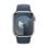 Apple Watch Series 9 GPS 41mm Caja de Aluminio Plata con Correa Deportiva Azul Tempestad S/M