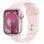 Apple Watch Series 9 GPS 41mm Caja de Aluminio Rosa con Correa Deportiva Rosa Claro Sport S/M