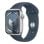 Apple Watch Series 9 GPS NFC 45mm Retina OLED Aluminium Argent Bleu M/L IP6X SpO2 Pulsomètre