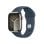 Apple Watch Series 9 GPS Cellular 41mm Retina OLED Prata Correa Azul Tempestade S/M 4G NFC IP6X SpO2