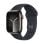 Apple Watch Series 9 GPS + Cellular 41mm Grafito Caja de Acero Inoxidable con Correa Deportiva Medianoche M/L
