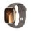 Apple Watch Series 9 GPS + Cellular 45mm Retina OLED Gold Edelstahl Braun S/M IP6X SpO2 Herzfrequenz Schlaf NFC