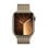 Apple Watch Series 9 GPS + Cellular 45mm Oro Caja de Acero Inoxidable con Correa Loop Milanese Oro