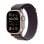 Apple Watch Ultra 2 GPS + Cellular 49mm OLED Titan Grau Indigo Alpine Loop M Wasserdicht IP6X SpO2 Pulssensor Schlaftracking SOS