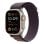 Apple Watch Ultra 2 GPS + Cellular 49mm OLED Titan Grau Indigo Alpine Loop M Wasserdicht IP6X SpO2 Pulssensor Schlaftracking SOS