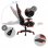 ML-Design Silla Gaming Negra-Roja