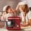Batidora Cecotec Cecomixer Merengue 5L 1200W Roja movimiento planetario acero inoxidable