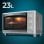 Horno elétrico Cecotec Bake&Toast 2300 White 23L Branco com luz interior
