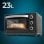 Horno elétrico Cecotec Bake&Toast 2300 Black 23 L Preto luz interior dupla porta