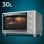 Four de table gyroscopique Cecotec Bake&Toast 3090 blanc 30L 1500W blanc