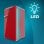 Cecotec Bolero CoolMarket TT Origin 90 Frigorífico Mini F Rojo