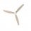 Cecotec EnergySilence Aero 5300 White&Wood Design Ventilador de Techo con Luz 30W Madera