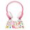 Lenco HPB-110PK Auriculares Inalámbricos Bluetooth para Niños Rosa