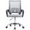 Home Heavenly Silla escritorio juvenil NALA giratoria y regulable en altura tapizada tejido 3D Gris