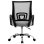 Home Heavenly Silla escritorio juvenil NALA giratoria y regulable en altura tapizada tejido 3D Gris